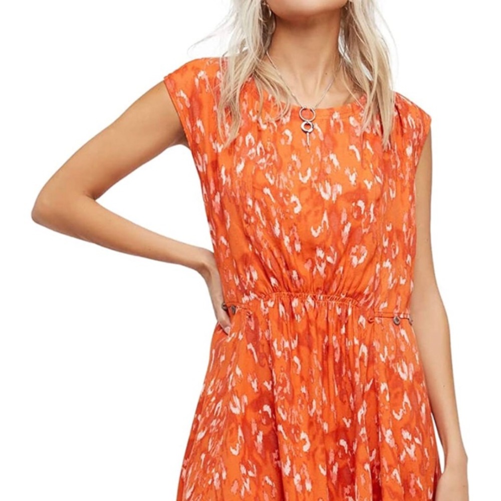 Free People Animal Print Dress
